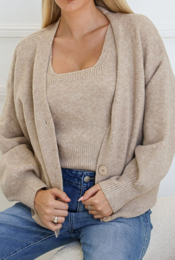 Avery Knit Set - Mocha