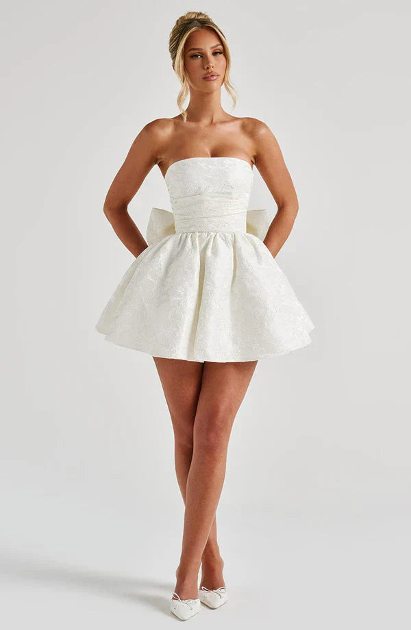 Salome Mini Dress - Ivory