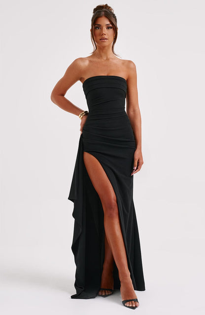 ZAFIRA MAXI DRESS - BLACK