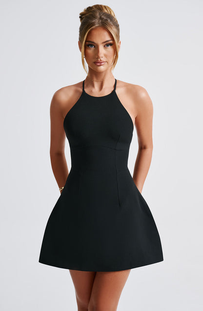 JAYNE MINI DRESS - BLACK