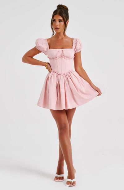 PENELOPE MINI DRESS - BLUSH