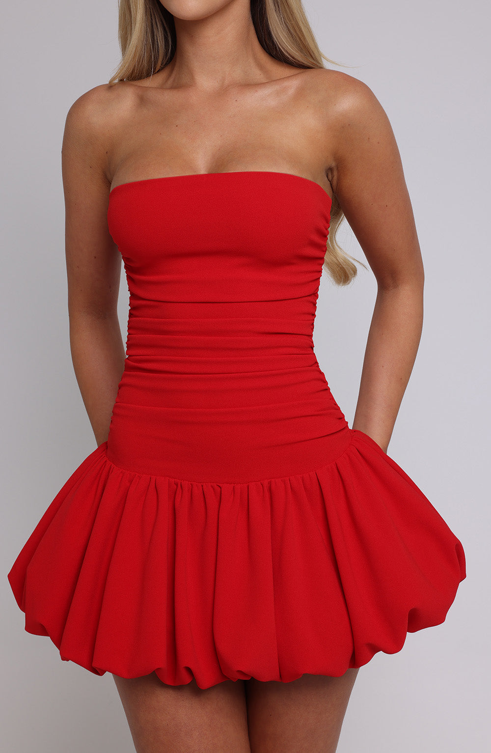 GEMMA MINI DRESS - RED