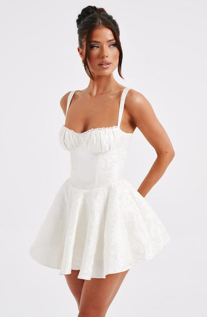 EMELIE PLAYSUIT - IVORY