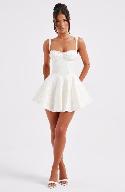 EMELIE PLAYSUIT - IVORY