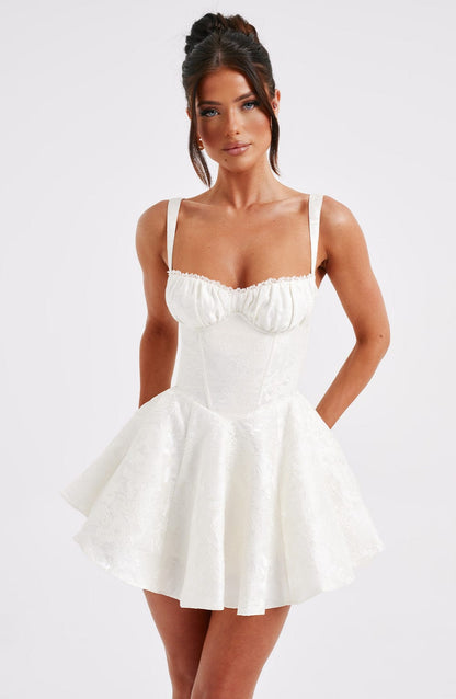 EMELIE PLAYSUIT - IVORY