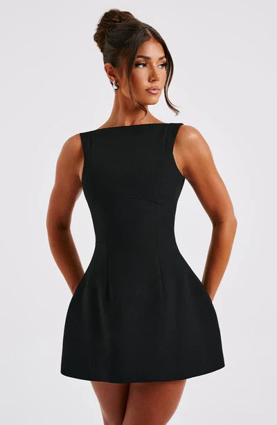 Amara Mini Dress - Black