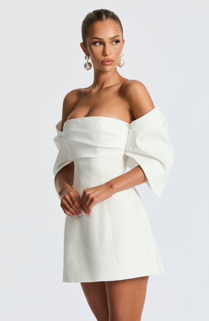 Briella Mini Dress - Ivory Dress Babyboo Fashion Premium Exclusive Design