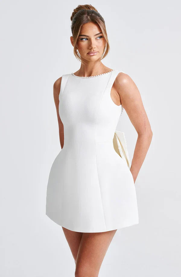 Carrie Mini Dress - Ivory