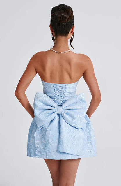 Elenora Mini Dress - Blue