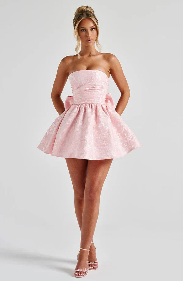 Salome Mini Dress - Blush