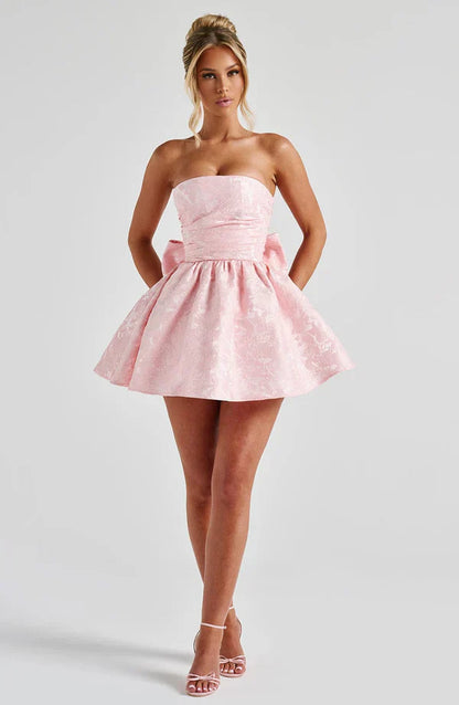 Salome Mini Dress - Blush