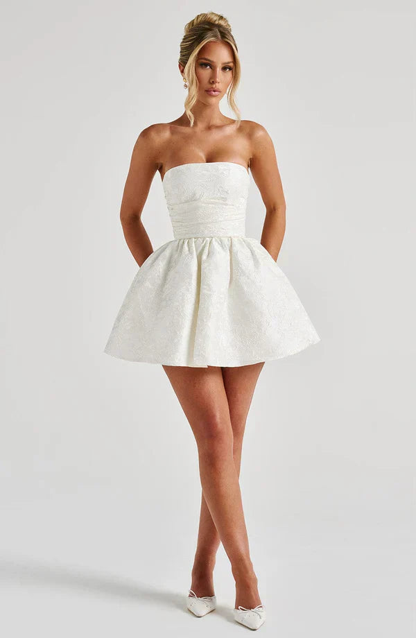 Salome Mini Dress - Ivory