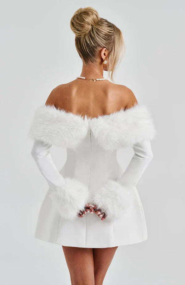 Villanelle Mini Dress - Ivory