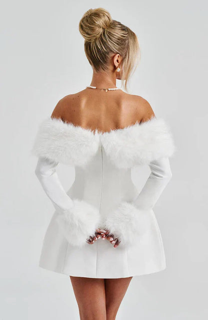 Villanelle Mini Dress - Ivory